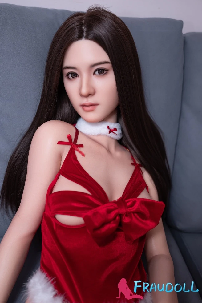 C-Cup silikon 164cm Lebensechte sex puppe Lin