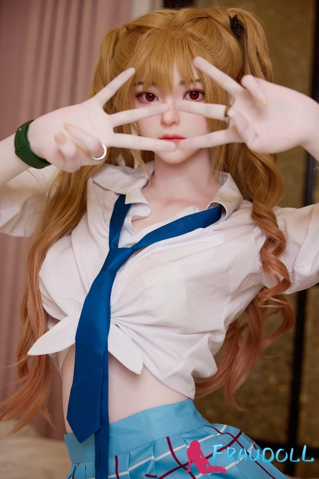 28.5kg C-Cup silikon sex doll Blonde