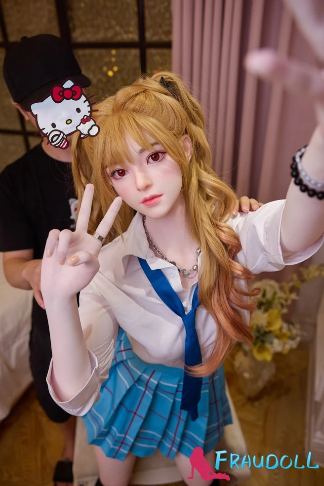 Blonde C-Cup sex doll anal 28.5kg