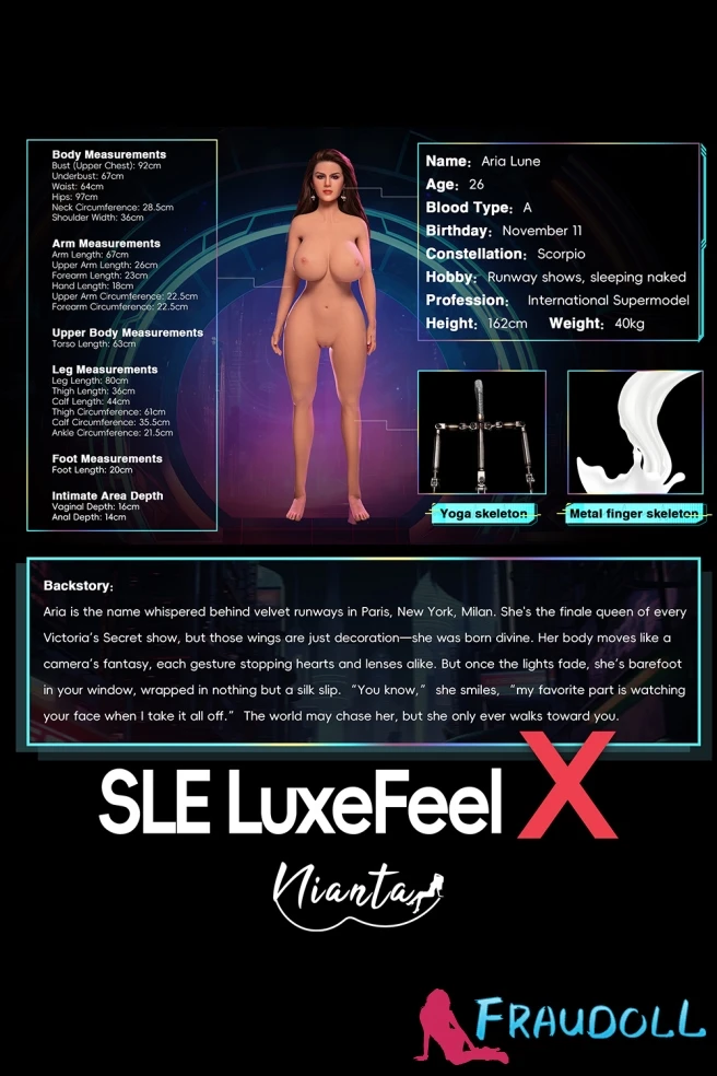 162cm Aria Lune G-Cup lebensgroße sexpuppe