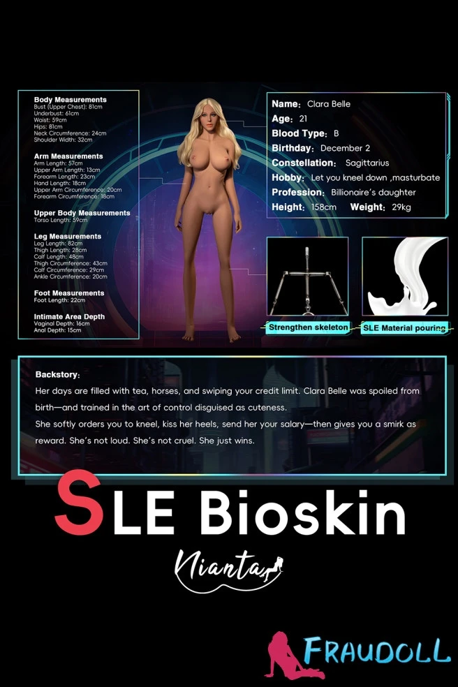 Große Brüste E-Cup sex mit sex puppe Clara Belle