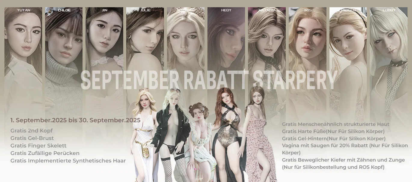 Rabatt Starpery Sexpuppen