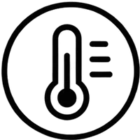 33–44 °C Temperaturregelung