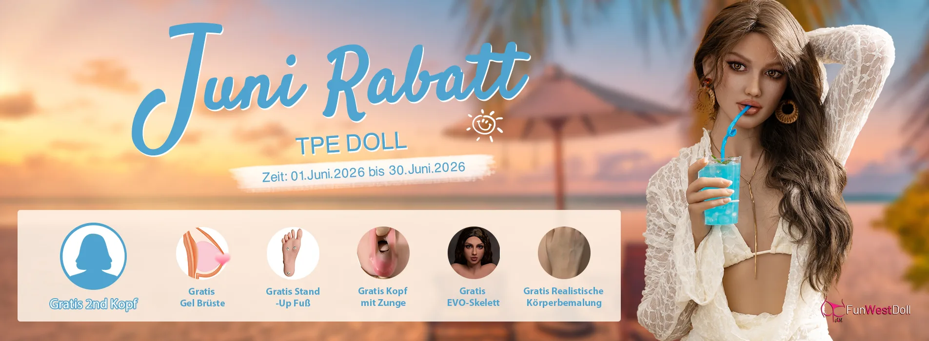 Rabatt 2026 Funwest TPE Doll