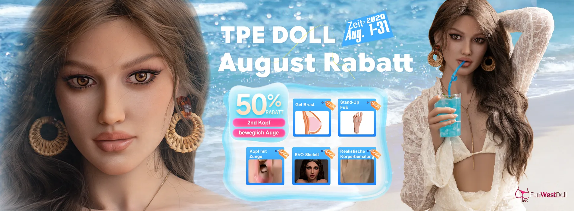 Rabatt 2026 Funwest TPE Doll