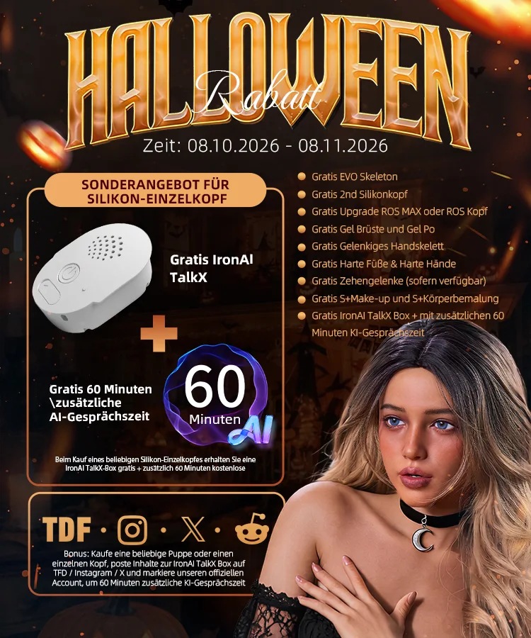 Halloween Rabatt 2026 Irontech Doll