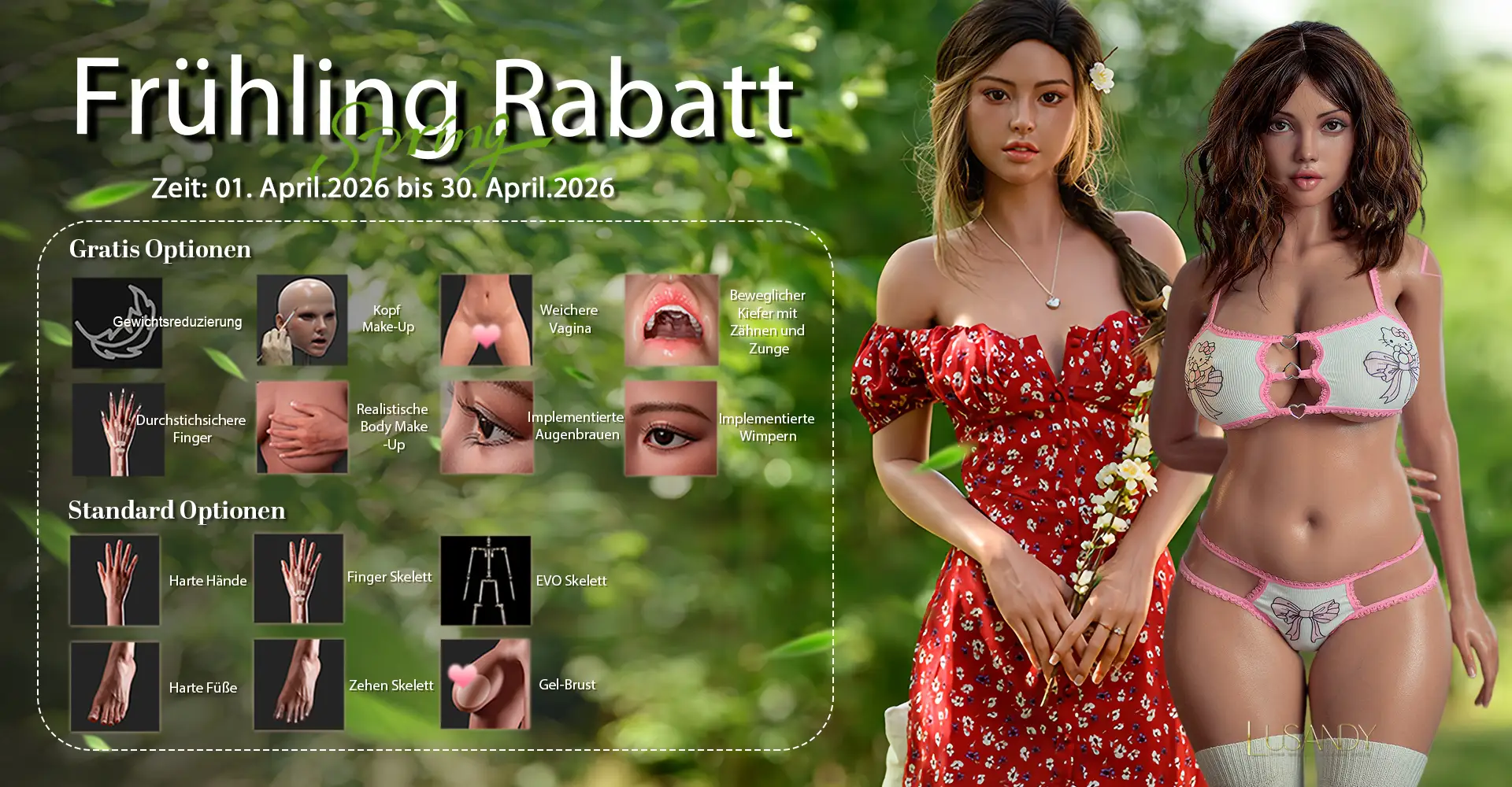 Marsch Rabatt 2026 Lusandy Doll