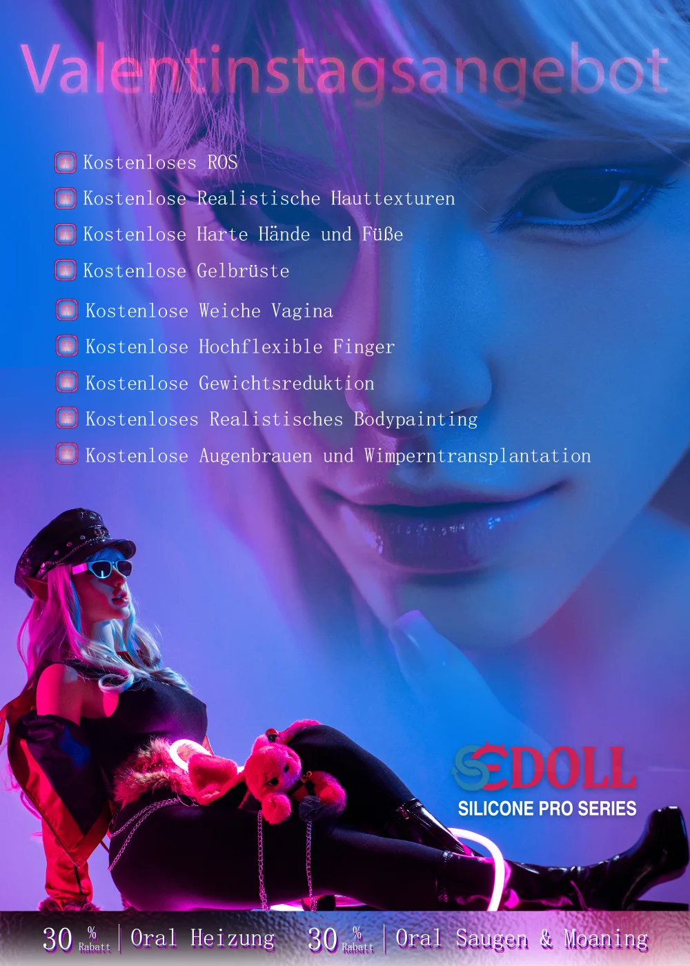 Valentinstagsangebot 2026 aus SE Silikon Dolls