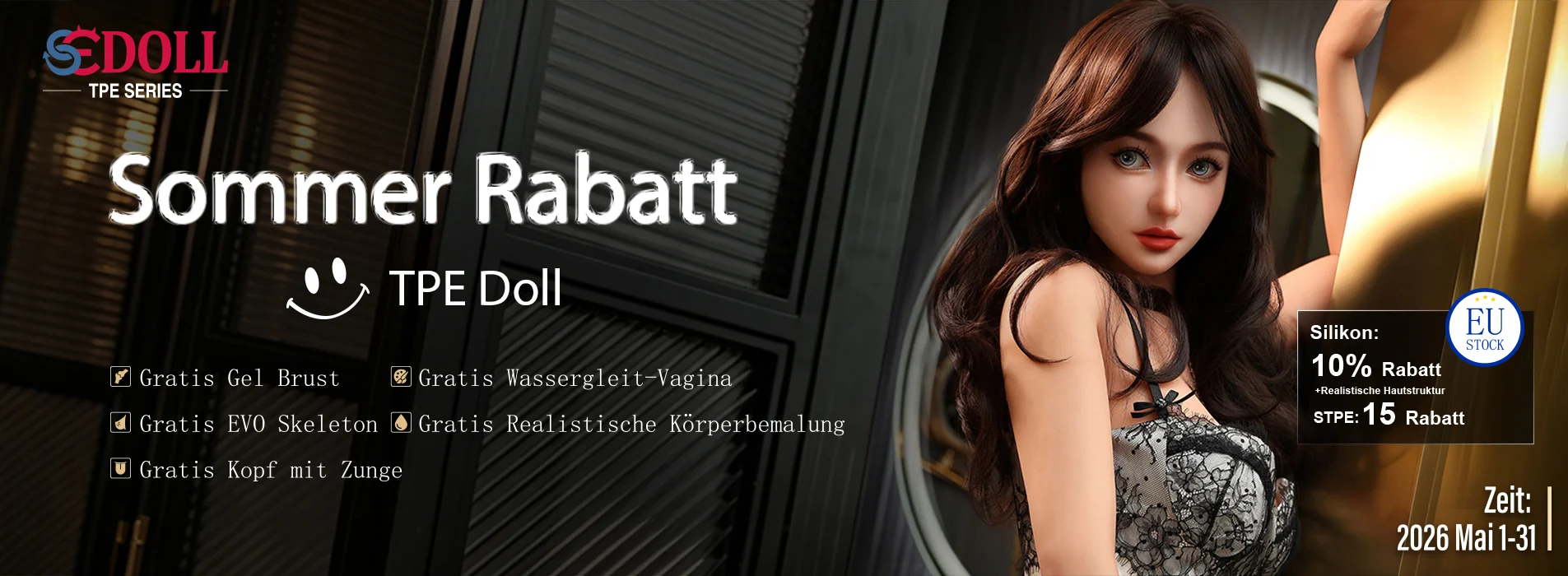 Rabatt 2026 SE Doll TPE