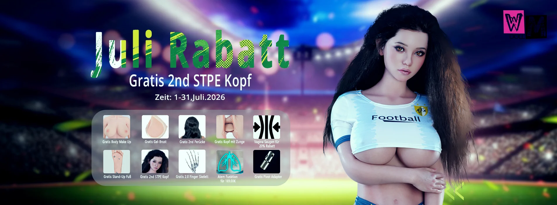 Rabatt 2026 WM Doll