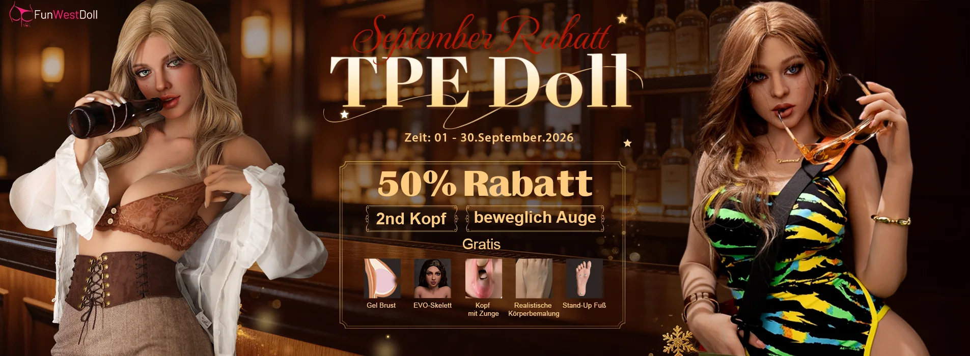 Rabatt 2026 Funwest TPE Dolls