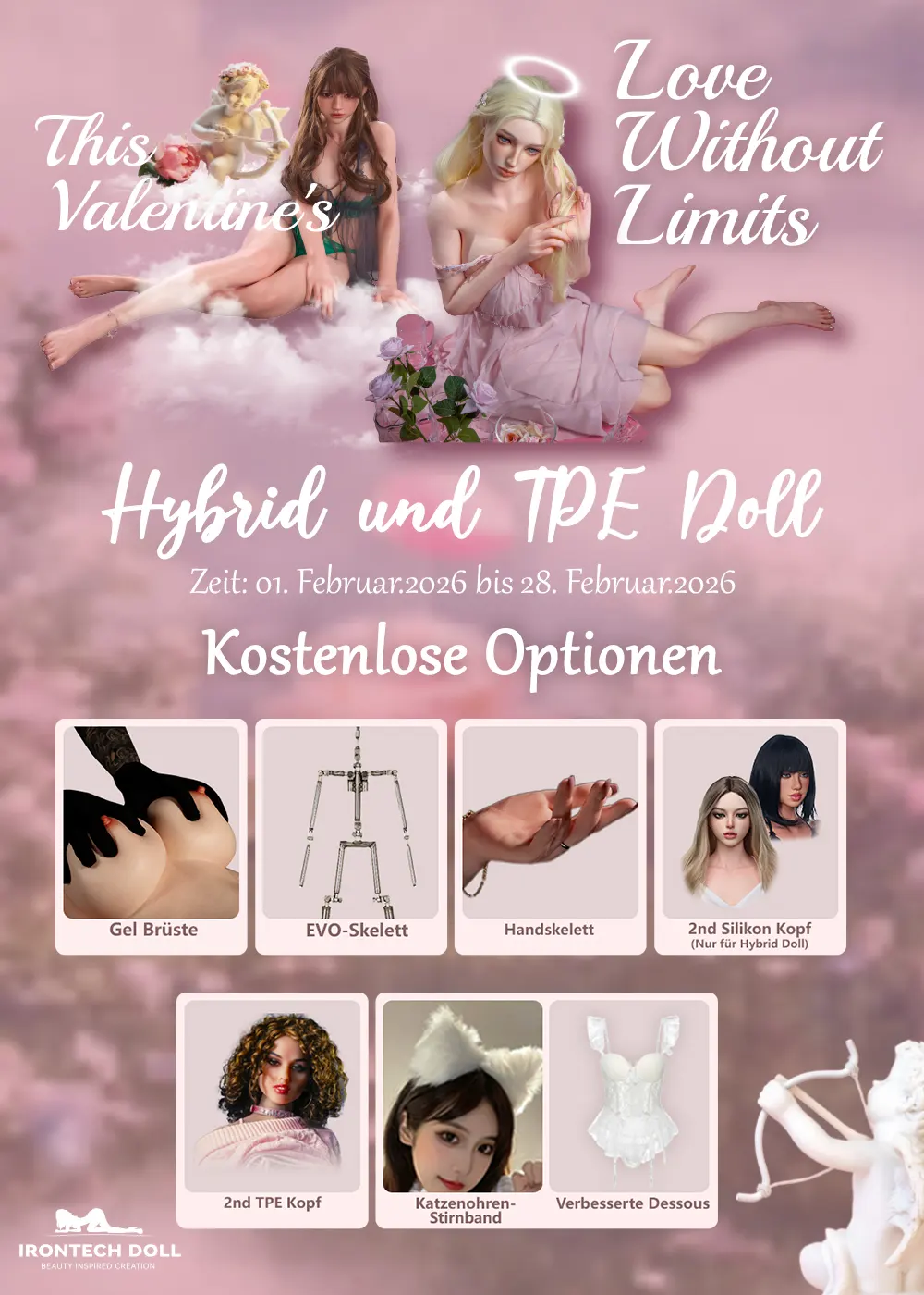 Valentinstagsangebot 2026 aus Irontech TPE Dolls