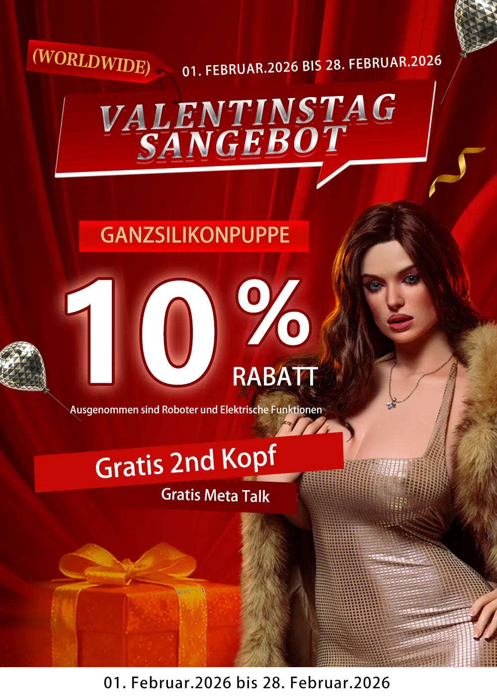 Valentinstagsangebot 2026 aus TOP Fire Dolls