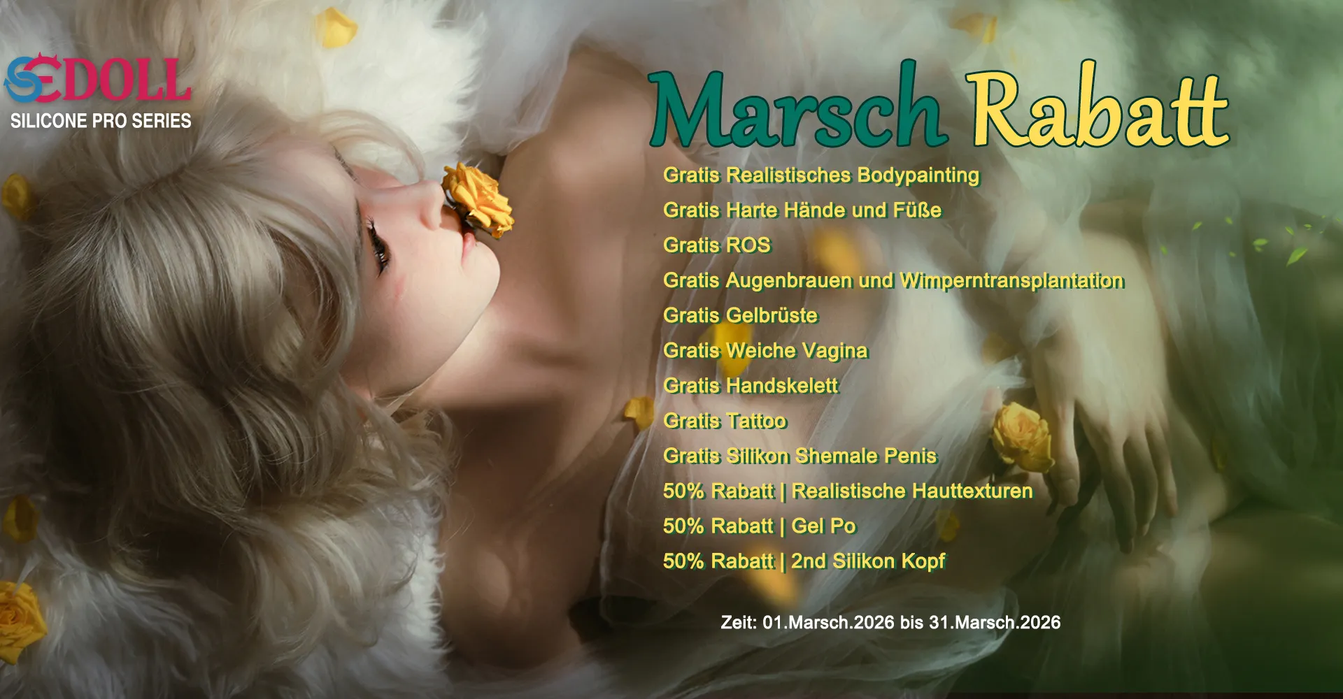 Marsch Rabatt 2026 SE Doll Silikon