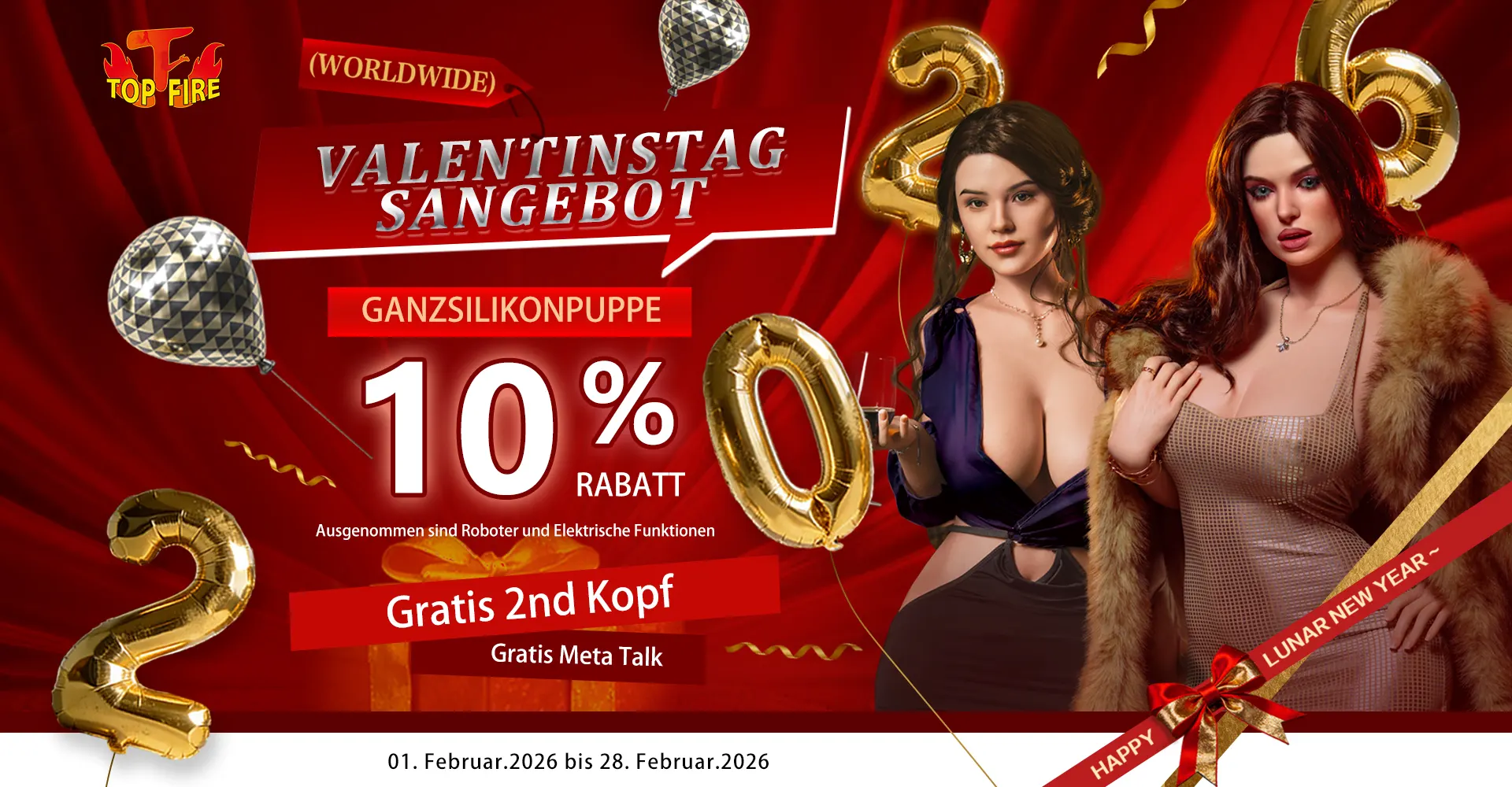 Valentinstagsangebot 2026 TOP Fire