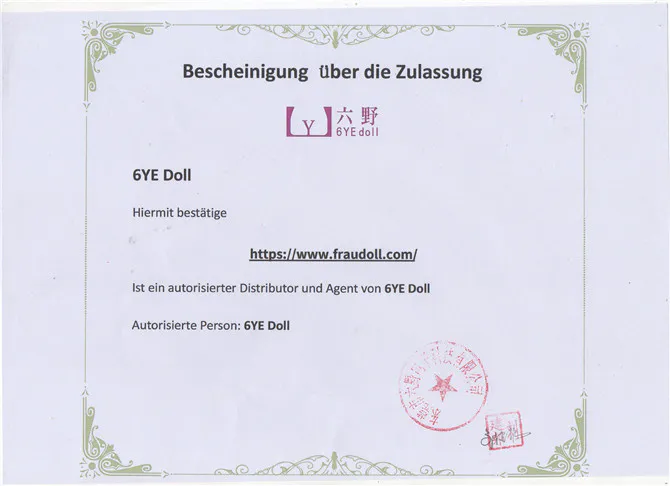 6YE Doll Autorisierungen