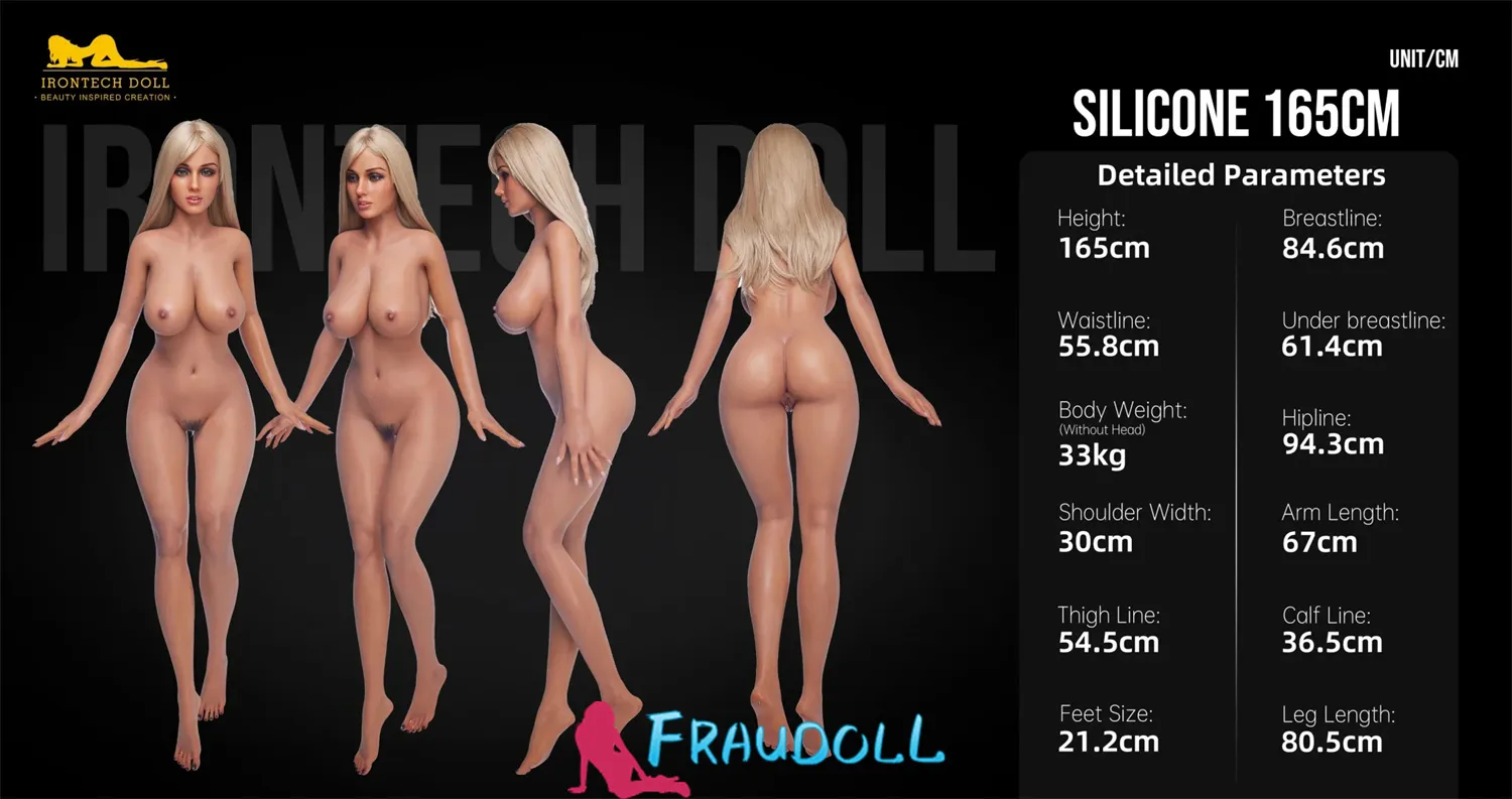 165cm Silikon Irontech Doll