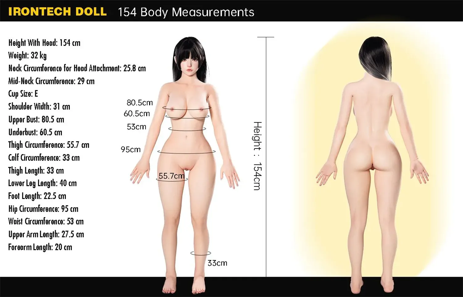 Young Series 154cm E-Cup Irontech Dolls