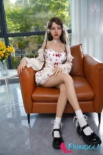 lebensechte sex puppe #S21 Janice Silikon 158cm