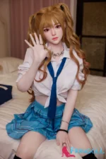 Kleine Brüste realdoll Asuka Eva Silikon 28.5kg