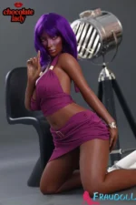 Afrikanischem Silikon-Sexpuppe 160cm C-Cup