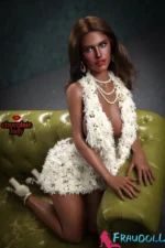 C-Cup Chocolate Lady 160cm Silikon