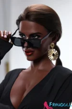 Hautfreundliches Chocolate Lady 166cm