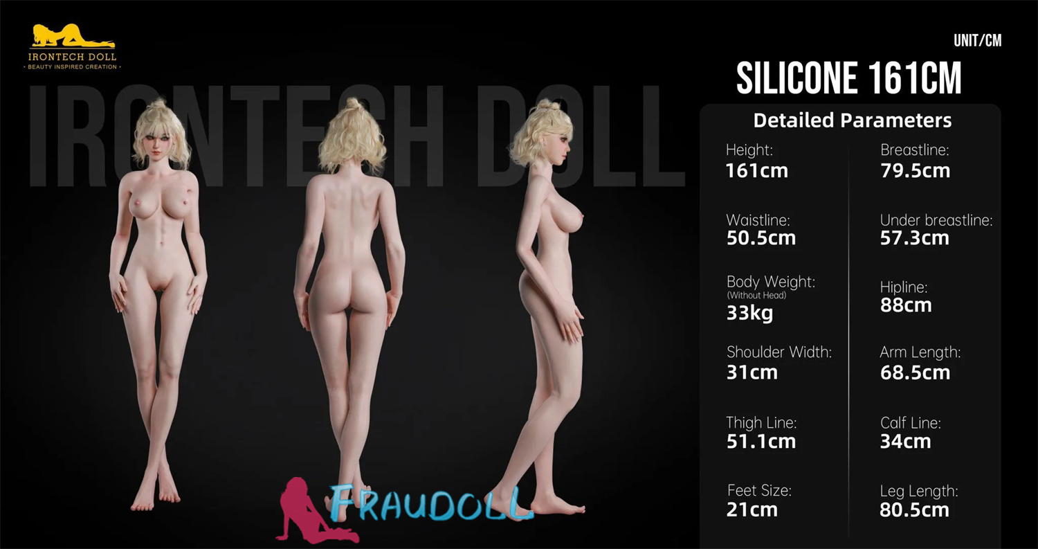 161cm Silikon Irontech Doll