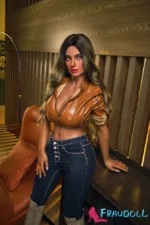 Sachi 165cm Luxus Silikon Liebespuppe G-Cup großen Brüsten Irontech Dolls – Bild 2