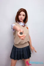 158cm C-Cup Silikonkopf Sexpuppe