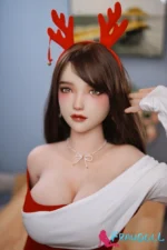 E-Cup Silikonkopf Liebespuppe 161cm