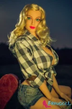 Riesige Brüste Sexpuppe 158cm Alwine