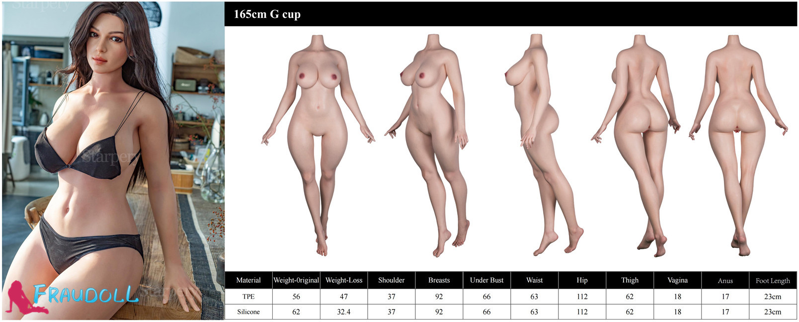 Starpery 165cm G-Cup