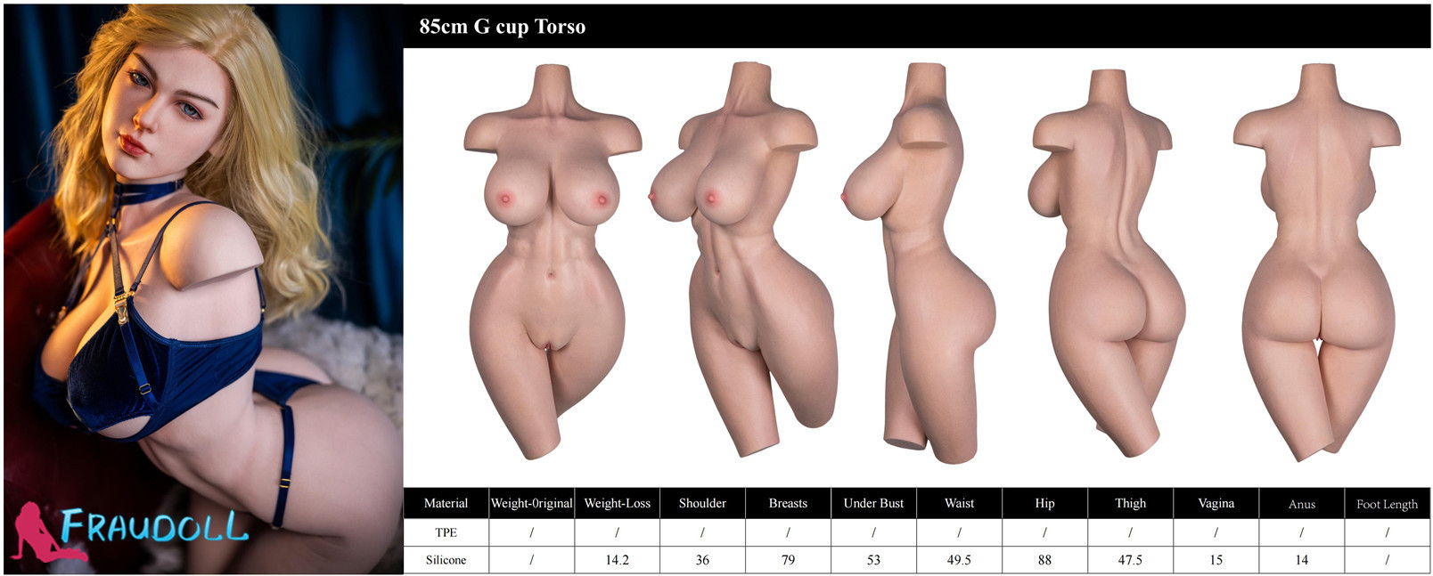 Starpery 85cm Torso G-Cup